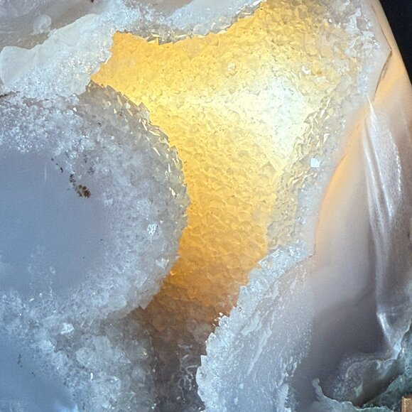 Rare Moss Agate Tear Drop Druzy Crystal 6lbs 5oz Earth Land Water Natural Geode - Picture 13 of 14